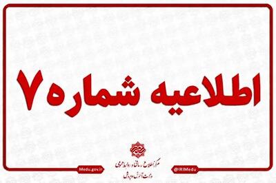 اطلاعیه آموزش و پروش برای رفع هرگونه ابهام درخصوص تعویق امتحانات نهایی در ۴ استان کشور