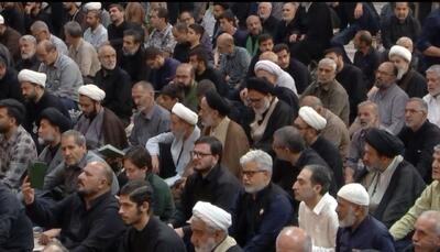  آیین هفتمین شب خاکسپاری رهبر شهید انقلاب در قم برگزار شد