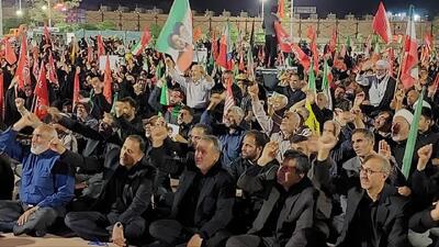  فیلم| گرامیداشت هفتمین روز تدفین آقای شهید ایران در بیرجند