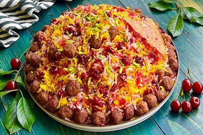 آموزش آشپزی / طرز تهیه آلبالو پلو با گوشت چرخ کرده؛ مرحله به مرحله