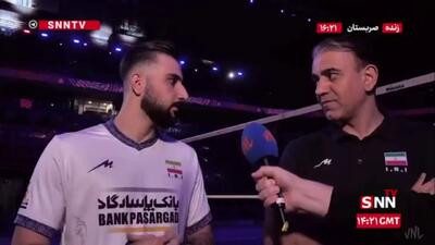 بهنژاد: برای عبور از سد دفاعی آلمان، سرویس و حمله بینقص کلید ماست