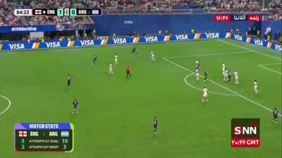  شوت فرناندز با واکنش پیکفورد راهی کرنر شد / انگلیس 1 - 0 آرژانتین