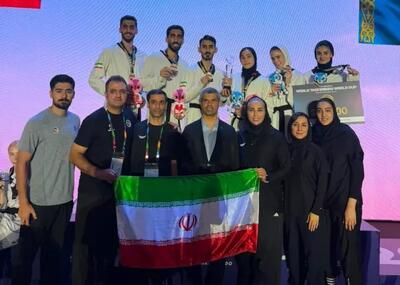  تبریک وزارت ورزش در پی قهرمانی تیم ملی تکواندو