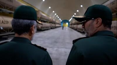  بازدید حاجی‌زاده و محمود باقری از شهر موشکی زیرزمینی قبل از شهادت + فیلم
