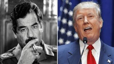  سناریوی تکراری صدام و ترامپ