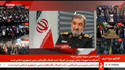  محسن رضایی با لباس نظامی در شبکه خبر حاضر شد