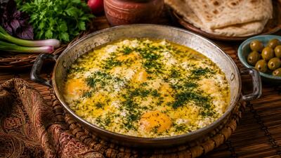  پنیر برشته؛ غذای اصیل گیلانی با پنیر محلی و تخم مرغ