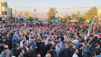  نماینده کهگیلویه: ملت ایران در برابر زورگویی دشمنان تسلیم نمی شود+فیلم