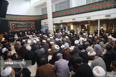 مراسم بزرگداشت رهبر شهید از سوی آیتالله نوری همدانی در قم برگزار شد