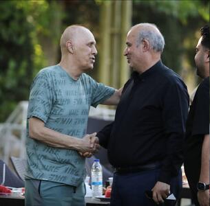  حضور رییس فدراسیون فوتبال در تمرین چادرملو