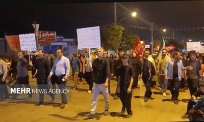 راهپیمایی مردم یاسوج در حمایت از نیروهای مسلح