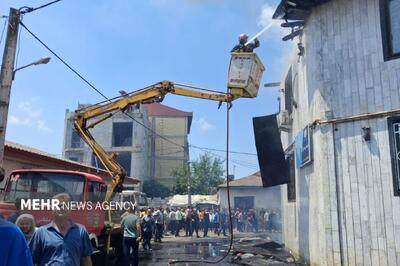  خاکستر شدن ۳ منزل مسکونی در حریق آستانه اشرفیه؛ دو نفر مصدوم شدند - پارس فوتبال
