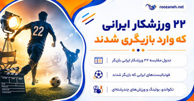 ۲۲ ورزشکار ایرانی که وارد بازیگری شدند؛ از قهرمانان کشتی و رزمی تا ستارههای فوتبال