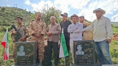  مرمت و بازسازی مزار دو شهید والامقام در سلماس