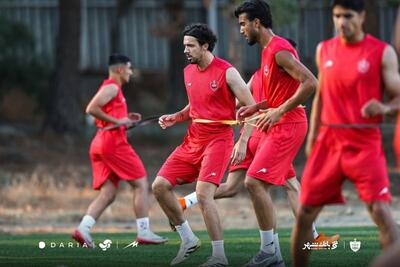  گزارش تصویری؛ تمرین پرسپولیس در روز پرشایعه!