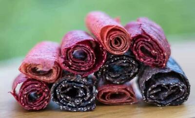  طرز تهیه لواشک لیمو ، نعناع و تمشک