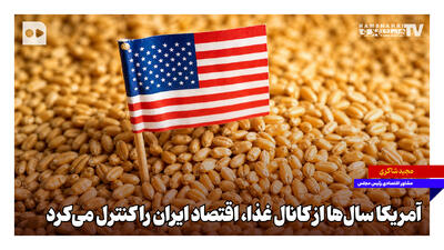  آمریکا سال‌ها از کانال غذا، اقتصاد ایران را کنترل می‌کرد