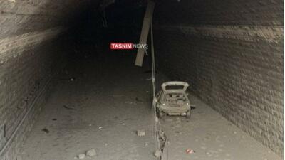 انسداد موقت تونل شهید میرزایی در محور بندرعباس ـ حاجیآباد