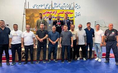 پیشکسوت کشتی کردستان مدال برنز قهرمانی کشور را کسب کرد