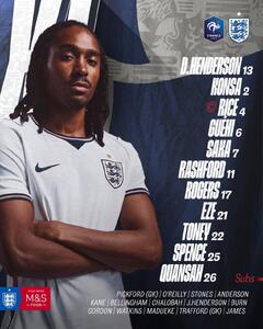  ترکیب انگلیس مقابل فرانسه