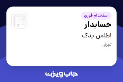 استخدام حسابدار - خانم در اطلس یدک