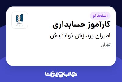  استخدام کارآموز حسابداری در امیران پردازش نواندیش