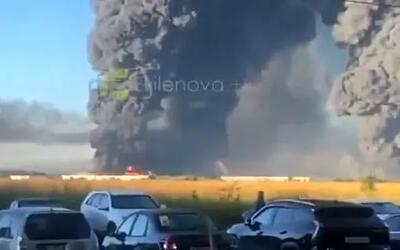  حمله پهپادهای اوکراینی به انبارهای نفت در مسکو/ ویدئو