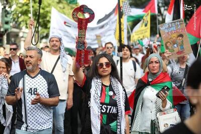  کولاک خواننده آمریکایی در حمایت از فلسطین!