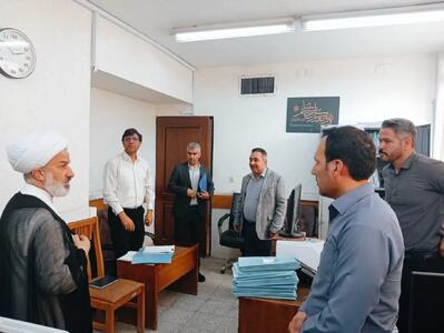  بازدید رئیس کل دادگستری خراسان شمالی از مجتمع قضایی شهید بهشتی