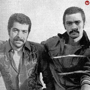 عکس چنگیز وثوقی در کنار برادرش «بهروز» در ایام جوانی