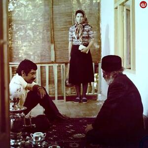  عکس پوری بنایی و فرامرز قریبیان در نمایی از فیلم سرباز