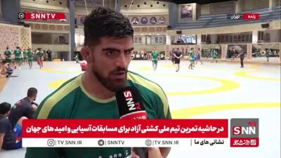  مبین عظیمی: هدفم کسب طلای امیدهای جهان است/ تمرینات را با یاد مردم جنوب ادامه می‌دهیم