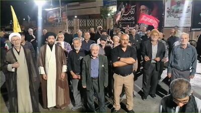  تجمع با شکوه مردم انقلابی دیباج در میدان اقتدار و مقاومت + فیلم