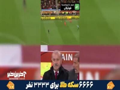  واکنش دل بوسکه به گل اینیستا در فینال جام جهانی