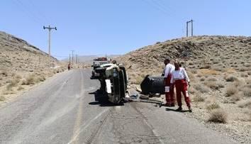 واژگونی خودرو در روستای «باز» تفت؛ یک نفر جان باخت
