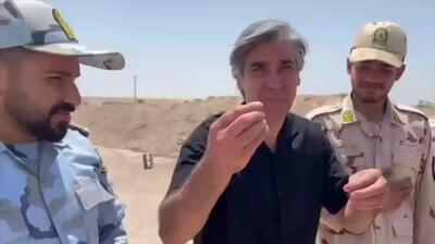  حضور وحید شمسایی در جمع سربازان و مرزداران خوزستان
