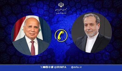  عراقچی: روابط ارزشمند ایران و عراق نباید تحت تأثیر برخی اظهارات شخصی و غیر رسمی قرار گیرد