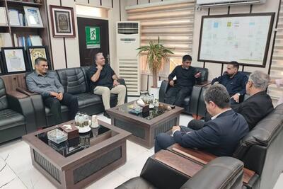  علیرضا دبیر با مدیرعامل شرکت پالایش نفت آبادان دیدار کرد