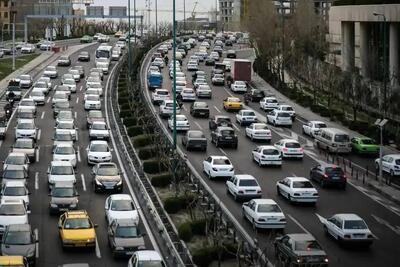  وضعیت ترافیک صبحگاهی در بزرگراه‌های تهران