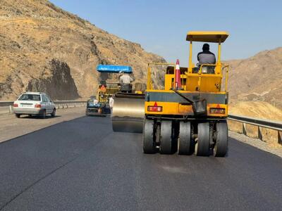  بهسازی آزادراه قزوین–رشت با هدف ارتقای کیفیت تردد ادامه دارد
