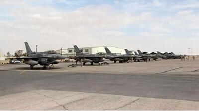  ورود یک اسکادران جنگنده F-16 آمریکا به اردن