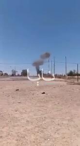  ویدئو؛ لحظه اصابت موشک‌ به عقبه در جنوب اردن