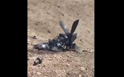  اولین ویدئو از پهپاد MQ-۹ در دهلران بعد از انهدام