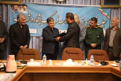  شهردار برتر استان اردبیل در بازسازی یادمان شهدا معرفی شد