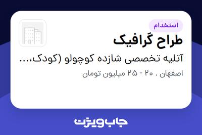  استخدام طراح گرافیک - خانم در آتلیه تخصصی شازده کوچولو (کودک، نوزاد، بارداری)