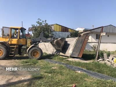  سرهنگ تقی زاده: ۶۹۰۰ متر مربع از اراضی رشت آزادسازی شد