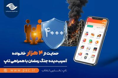 حمایت از ۴ هزار خانواده آسیبدیده جنگ رمضان با همراهی تاپ