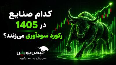  کدام صنایع در ۱۴۰۵ رکورد سودآوری را می‌زنند؟