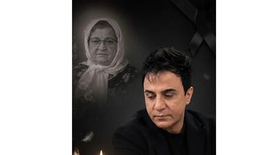  فیلم/ سنگ مزار خاص مادر داریوش فرضیایی با تصویر مشترک مادر و پسر / فیلمی که وایرال شد