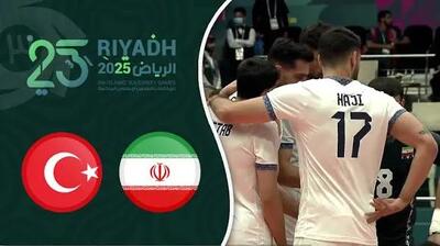  ببینید| خلاصه والیبال ترکیه ۳ - ایران ۱
